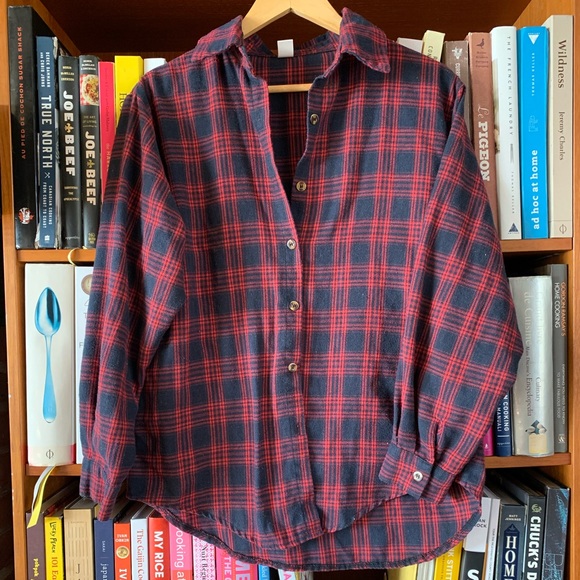 Plaid Flannel Button Down - Picture 2 of 3